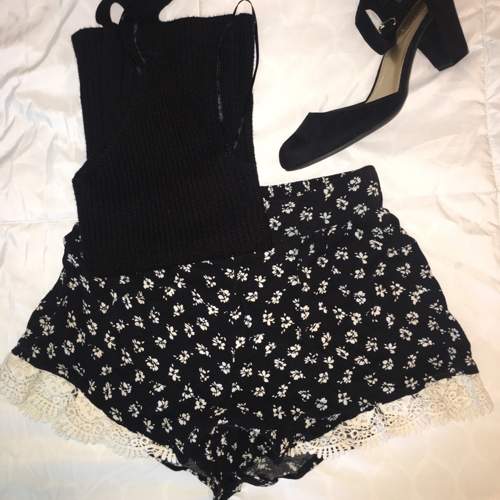 Forever 21 floral shorts